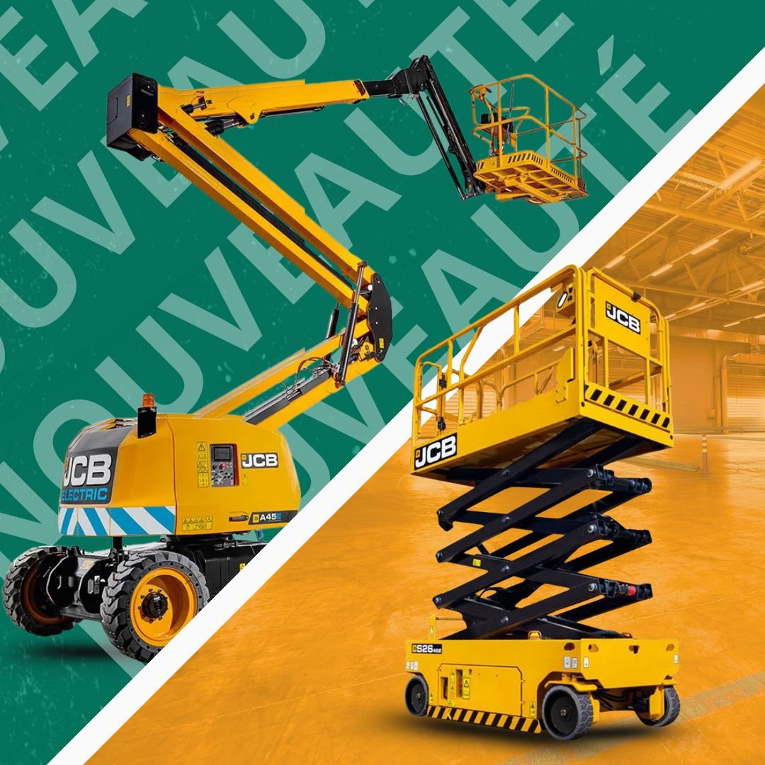 Deux nouvelles nacelles JCB disponibles à la location !